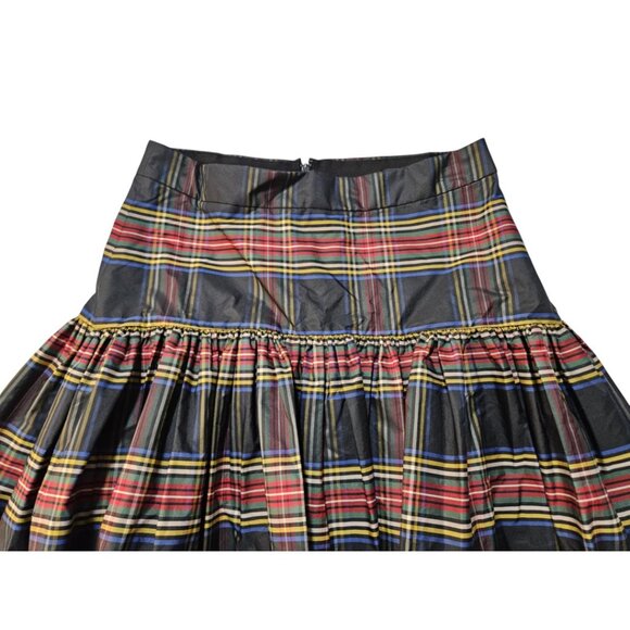 J. Crew Size 2 Taffeta Tartan Skirt - Picture 2 of 5